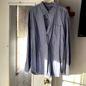 Like new! Nautical slim fit Mens shirt